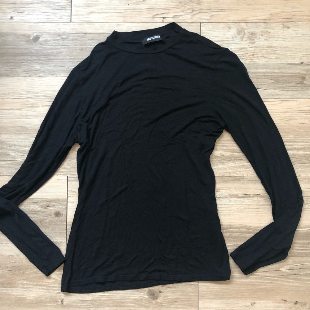 Missguided Black Long Sleeve